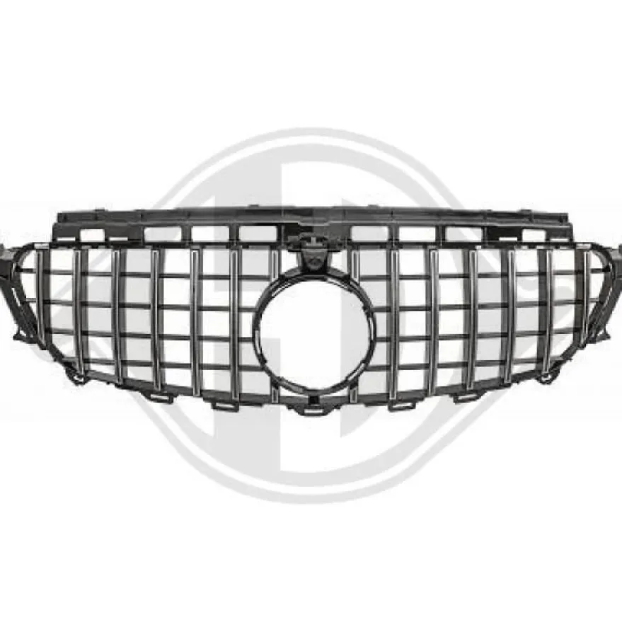 Grill Krom/Svart MERCEDES-BENZ E-KLASS