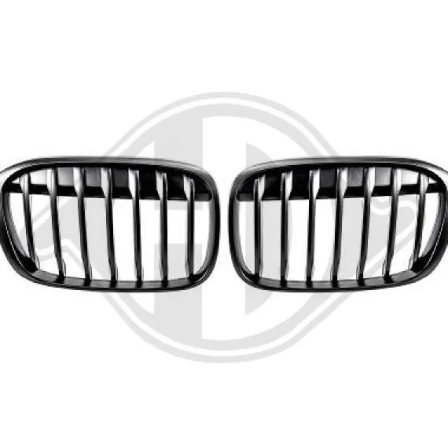 Grill / Njurar Matt Svart till BMW X1 F48 2016-2019