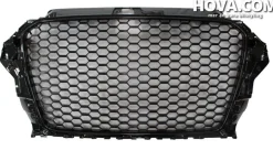 Grill RS-Look Honeycomb Blank-Svart Audi A3 8V 2013-2016