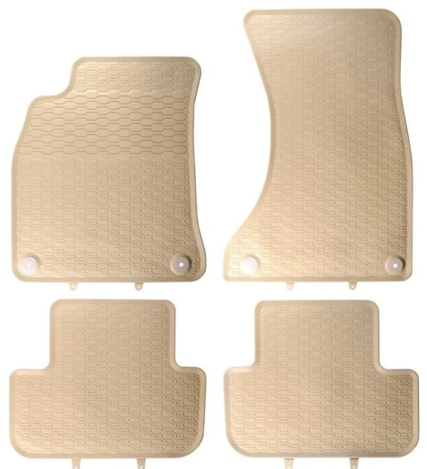 Gummimatta Beige Audi A4 B8 Sedan och Avant (Kombi)