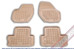 Gummimatta Beige Audi A6 4F Sedan / Avant / Allroad