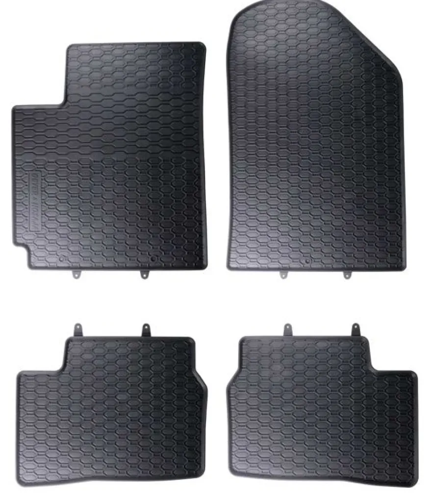 Gummimatta Svart Kia Picanto II, III