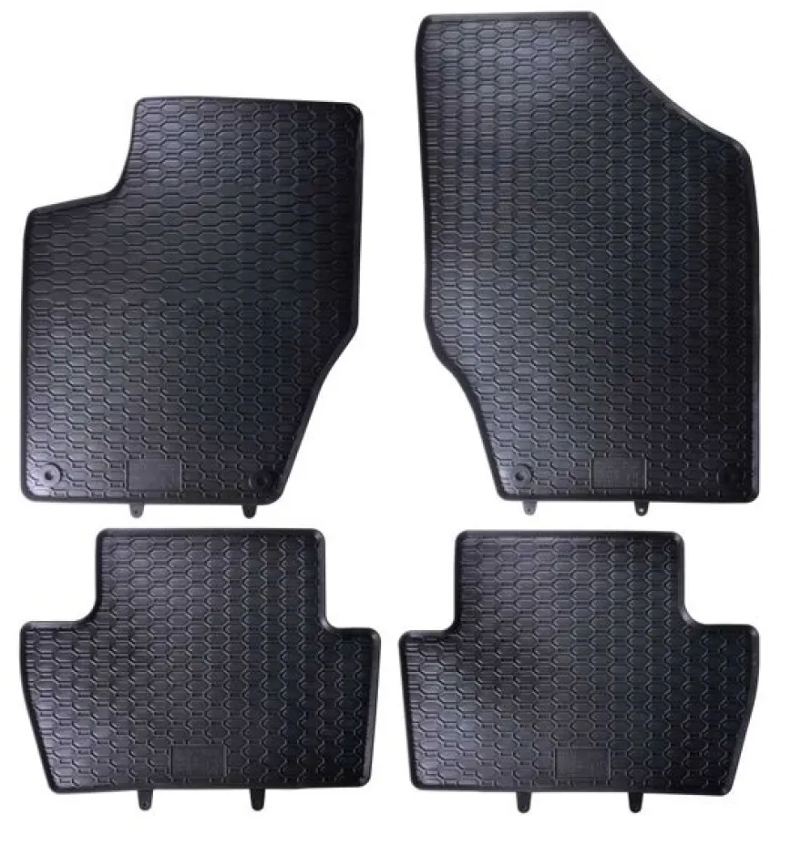 Gummimatta Svart Peugeot 308 I