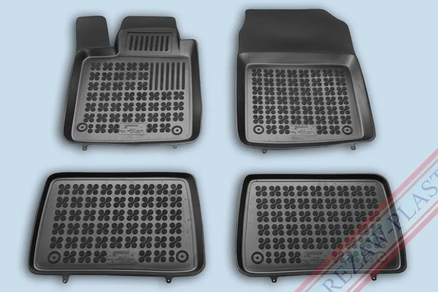 Gummimatta Svart Renault Twingo II 3-dörrars