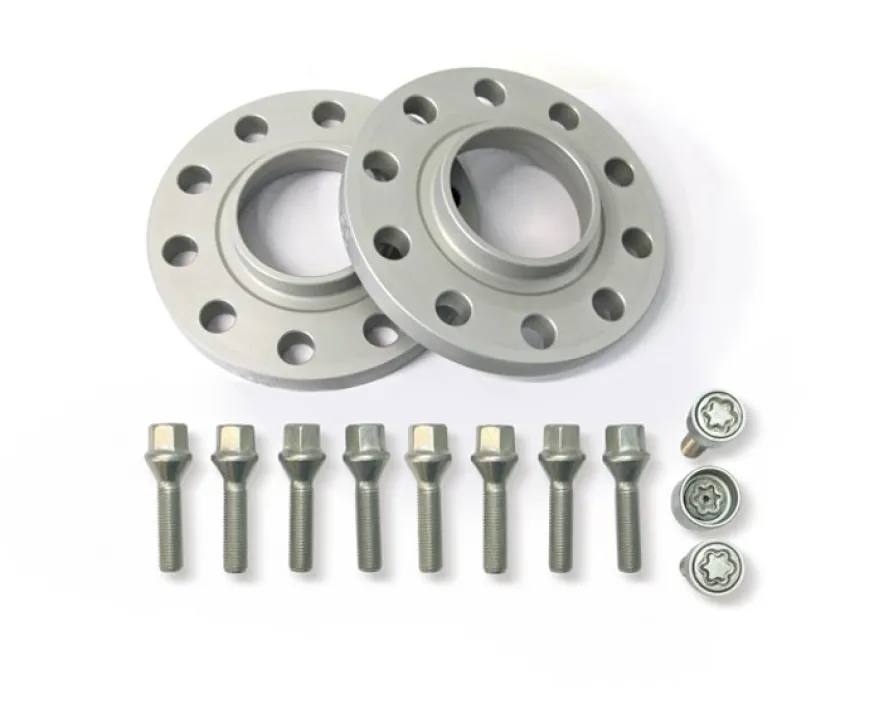 H&R Silver Spacerpaket Alfa Romeo Giulia, Stelvio 11mm Sida / 22mm per Axel Inklusive Bultar