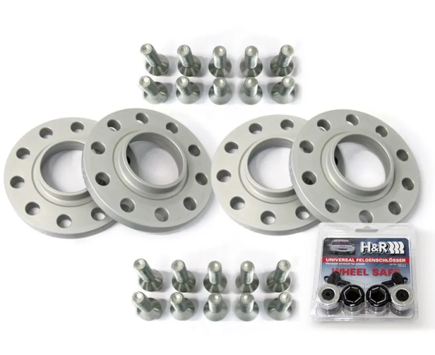 H&R Silver Spacerpaket 36mm Fram / 40mm Bak Inklusive Bultar