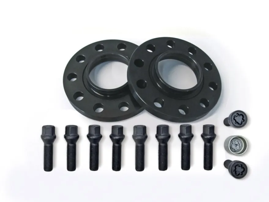 H&R Svart Spacerpaket BMW 11mm Sida / 22mm per Axel Inklusive Bultar