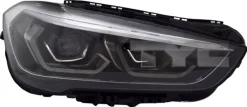 Huvudstrålkastare vänster – BMW X1 (F48), TYC LED eljustering