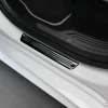 Instegslister i Blank Svart Stål Bmw X7 G07 2018->