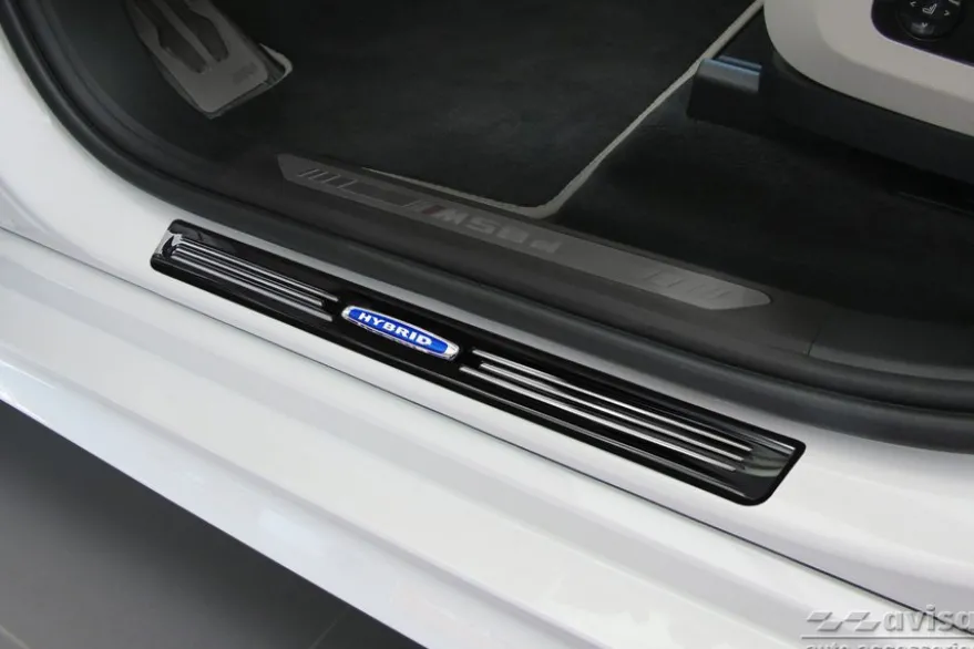 Instegslister i Blank Svart Stål Bmw X7 G07 2018->