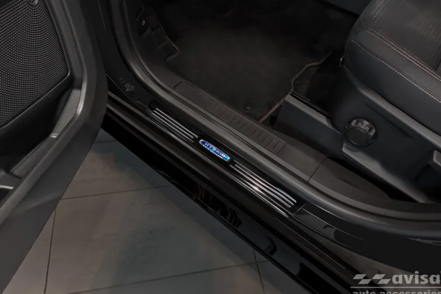Instegslister i Blank Svart Stål Ford Kuga III 2019->