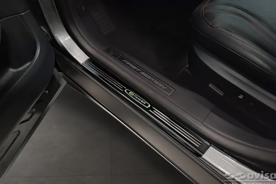 Instegslister i Blank Svart Stål Ford Mustang Mach-E 2020->