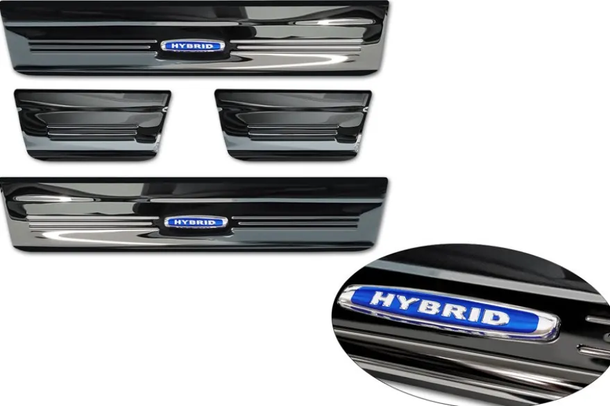 Instegslister i Blank Svart Stål Honda HR-V III 2021->