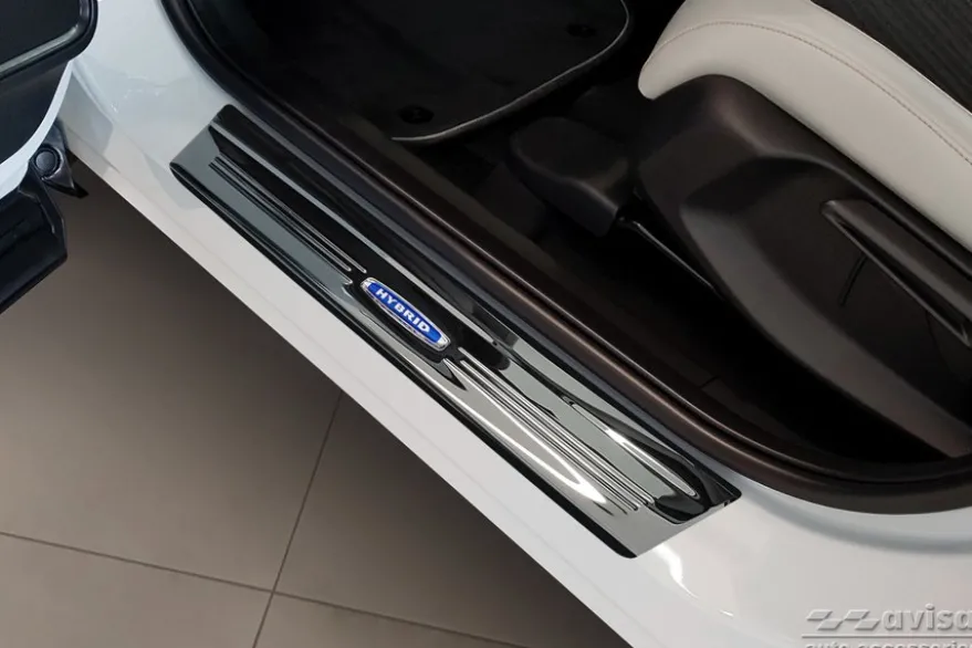 Instegslister i Blank Svart Stål Honda HR-V III 2021->