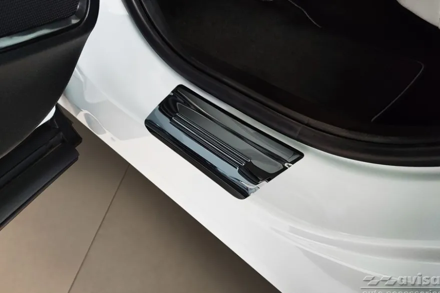 Instegslister i Blank Svart Stål Honda HR-V III 2021->