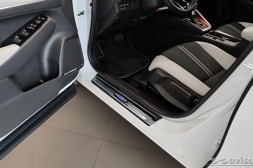 Instegslister i Blank Svart Stål Honda HR-V III 2021->