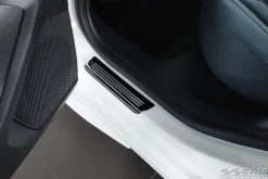 Instegslister i Blank Svart Stål Peugeot 308 III 2021-><noscript><img width=