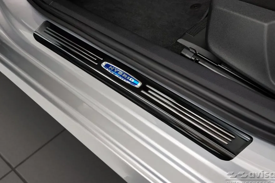 Instegslister i Blank Svart Stål Skoda Octavia IV 2019->