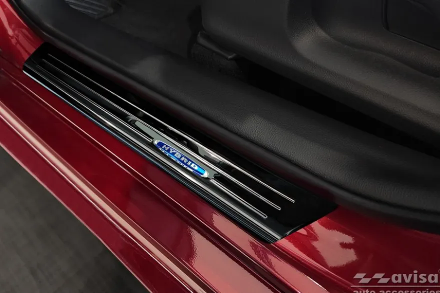 Instegslister i Blank Svart Stål Toyota Yaris IV 5-Dörrars 2020->