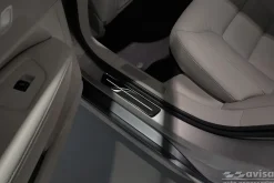 Instegslister i Blank Svart Stål Volvo V90 / V90 Cross Country 2016-><noscript><img width=