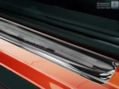 Instegslister i Blank Svart Stål VW T-Roc 2017->