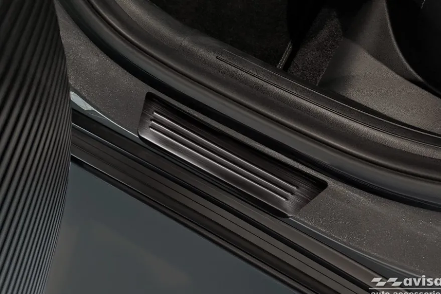 Instegslister i Borstad Svart Stål Hyundai Kona II / MG 3 II / MG ZS II