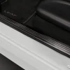 Instegslister i Borstad Svart Stål Nissan Leaf II 2017->