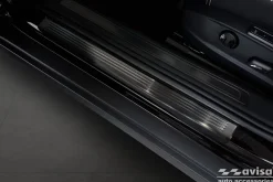 Instegslister i Borstad Svart Stål VW Passat B8 2014-2023