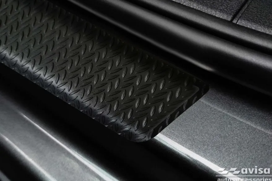 Instegslister i Mattsvart Stål VW Caddy V 2020->