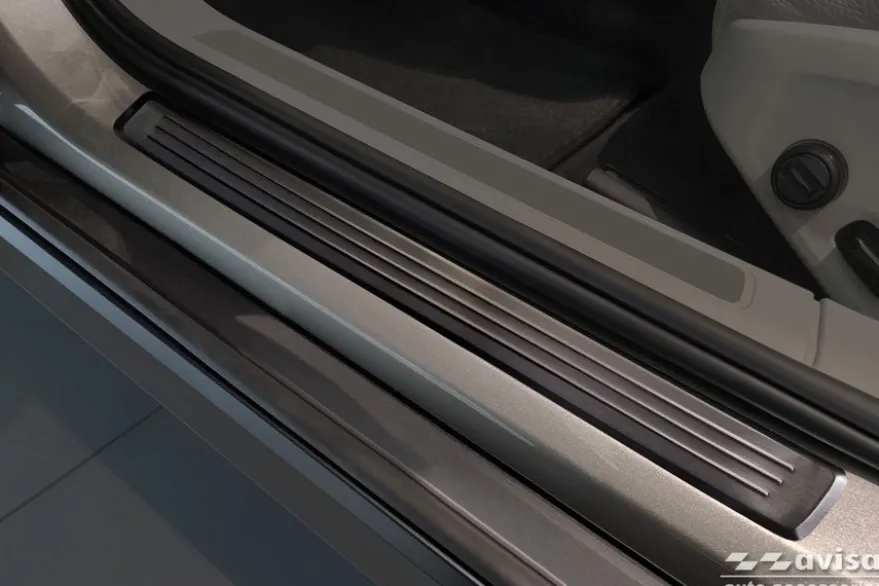 Instegslister i Svart Borstad Stål Volvo S60 III / V60 II 2018->