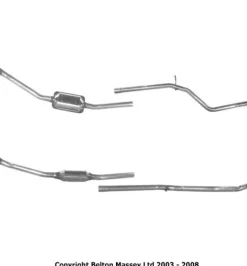 KATALYSATOR till PEUGEOT 206