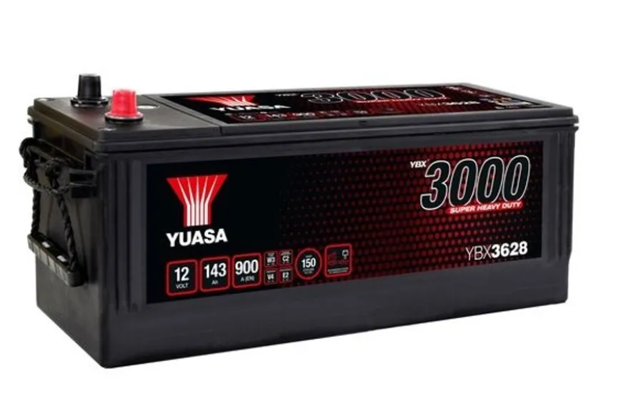 Lastbilsbatteri SMF Yuasa YBX3628 12V 143Ah 900A