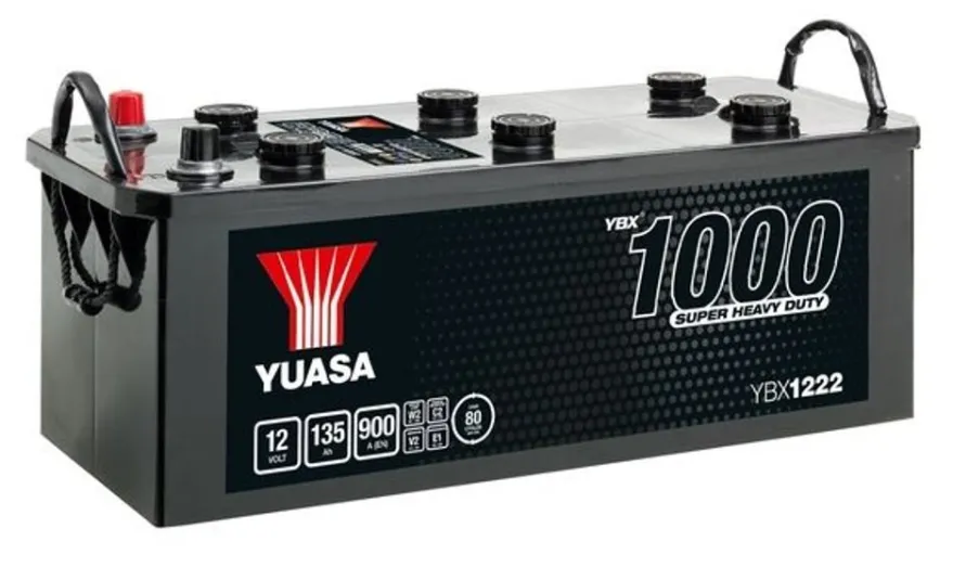 Lastbilsbatteri Yuasa YBX1222 12V 135Ah 900A