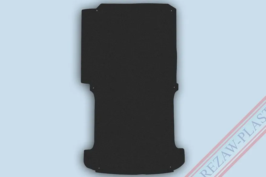 Lastrumsmatta Svart VW Transporter Skåp T5 2003-2015, T6 2015-2019