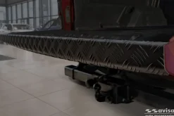 Lastskydd För Bakläm Mattsvart Aluminium Durkplåt Ford Ranger V 2011-2022