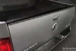 Lastskydd För Bakläm Mattsvart Aluminium Durkplåt till VW Amarok 2010-2021
