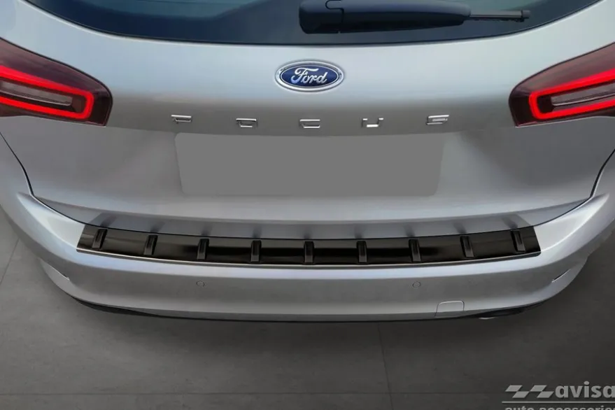Lastskydd Hybrid Rostfri Svart metall Ford Focus IV Turnier 2018->