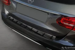 Lastskydd Hybrid Rostfri Svart metall Mercedes C-Klass S205 2014-2021