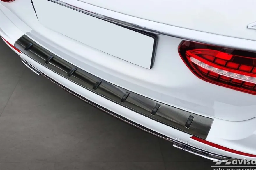 Lastskydd Hybrid Rostfri Svart metall Mercedes E-Klass S213 Kombi 2016-2023