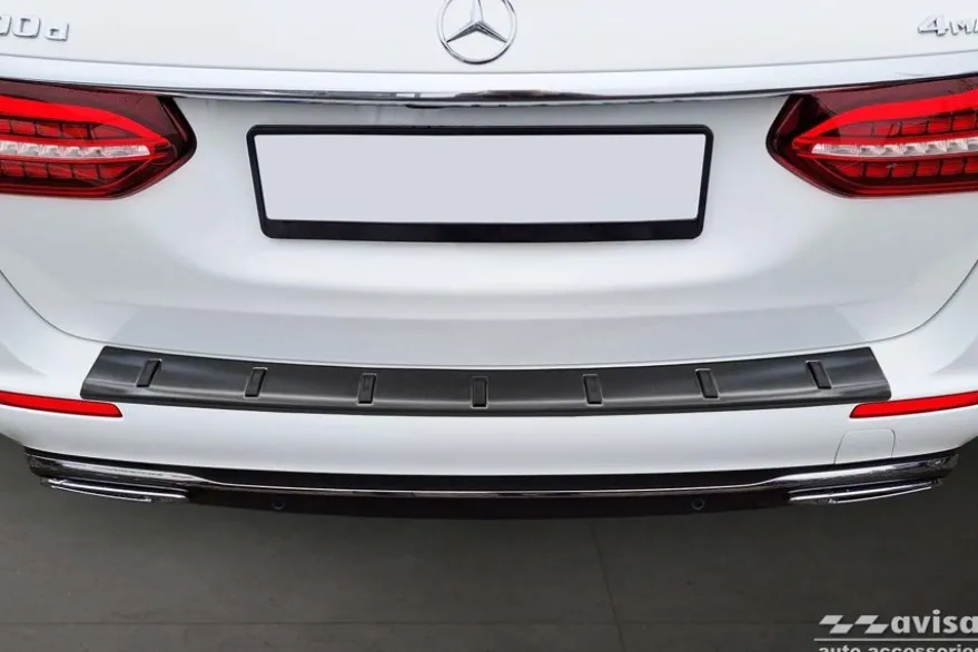 Lastskydd Hybrid Rostfri Svart metall Mercedes E-Klass S213 Kombi 2016-2023