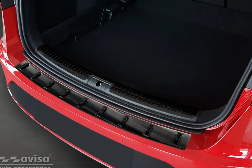 Lastskydd Hybrid Rostfri Svart metall Seat Leon III Kombi 2013-2020