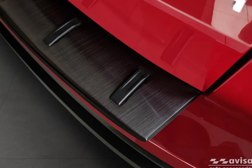 Lastskydd Hybrid Rostfri Svart metall Skoda Karoq 2022->