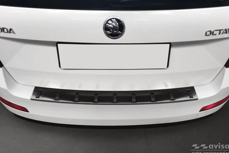 Lastskydd Hybrid Rostfri Svart metall Skoda Octavia III Kombi 2013-2016