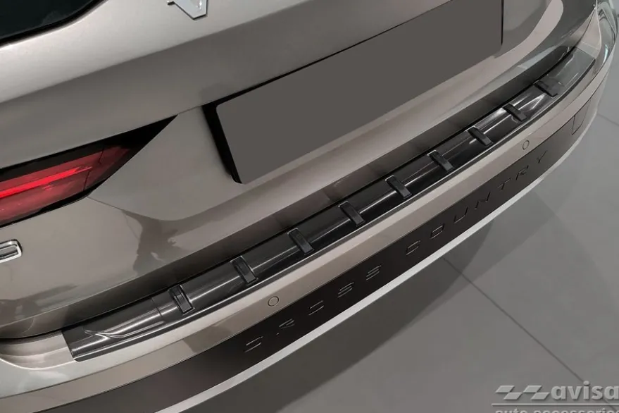 Lastskydd Hybrid Rostfri Svart metall Volvo V90 2016->