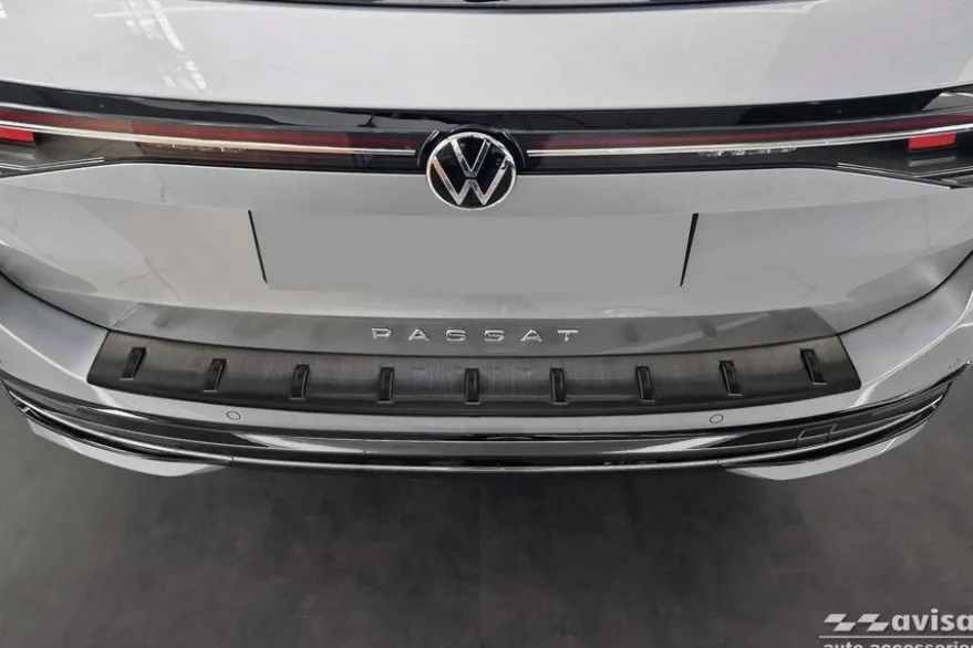 Lastskydd Hybrid Rostfri Svart Metall VW Passat B9 Variant 2024->