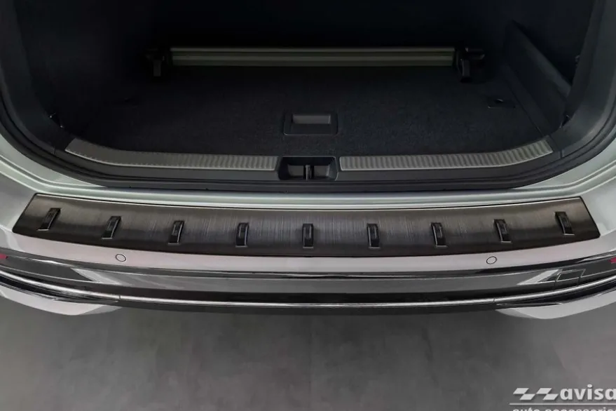 Lastskydd Hybrid Rostfri Svart Metall VW Passat B9 Variant 2024->
