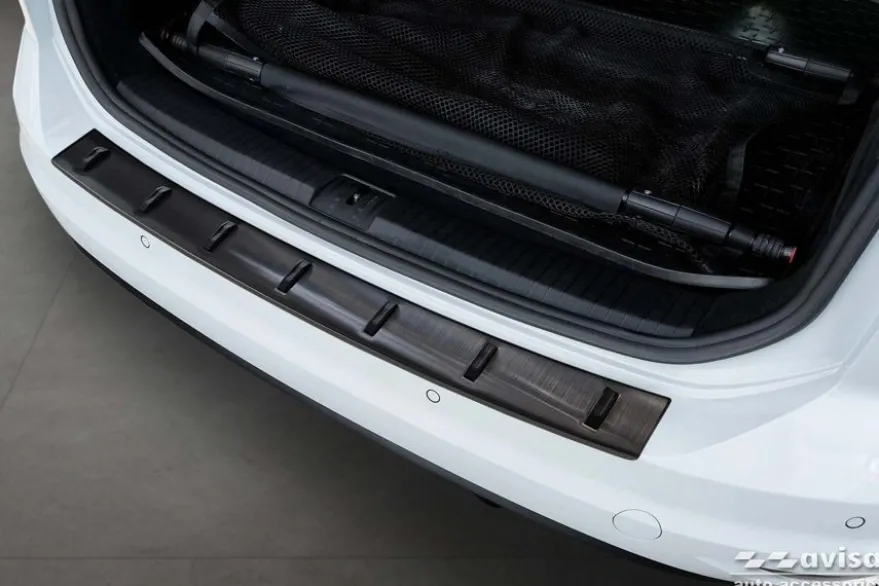 Lastskydd Hybrid Rostfri Svart metall VW Touran III 2015->