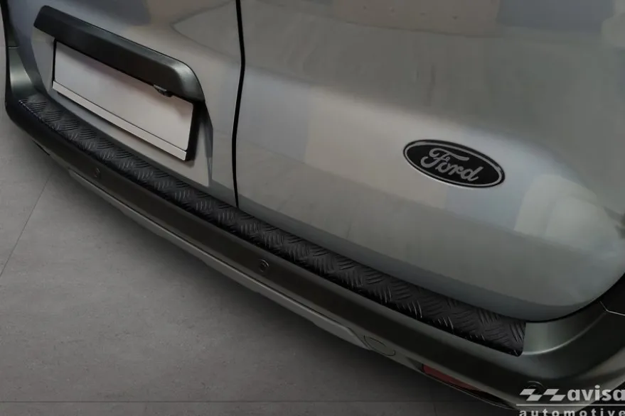 Lastskydd Mattsvart Aluminium Durkplåt Ford Tourneo Courier II, Transit Courier II 2023->