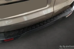Lastskydd Mattsvart Aluminium Durkplåt till Ford Tourneo/Transit Courier II 2014-2022