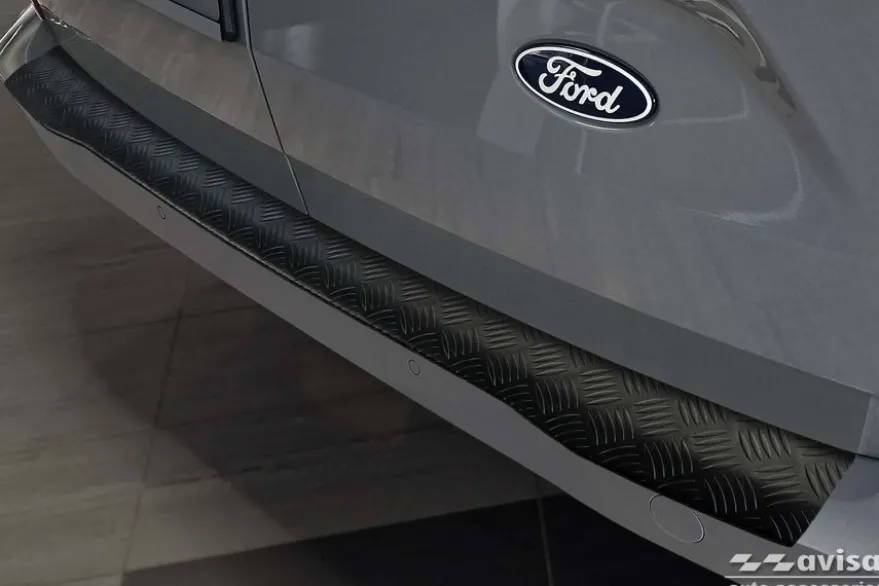 Lastskydd Mattsvart Aluminium Durkplåt till Ford Transit Custom II 2023->